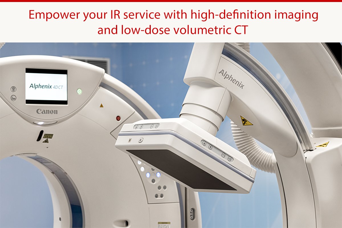 CanonMedicalANZ's tweet photo. Canon’s Alphenix hybrid #AngioCT provides clinicians with the benefits of a high-definition #interventional detector in combination with the Aquilion ONE’s volume detector and AiCE #deeplearning reconstruction technology. Watch the video. https://t.co/Mj6PL3m4Yo
#IRSA2023 https://t.co/CjD0HhpV0e