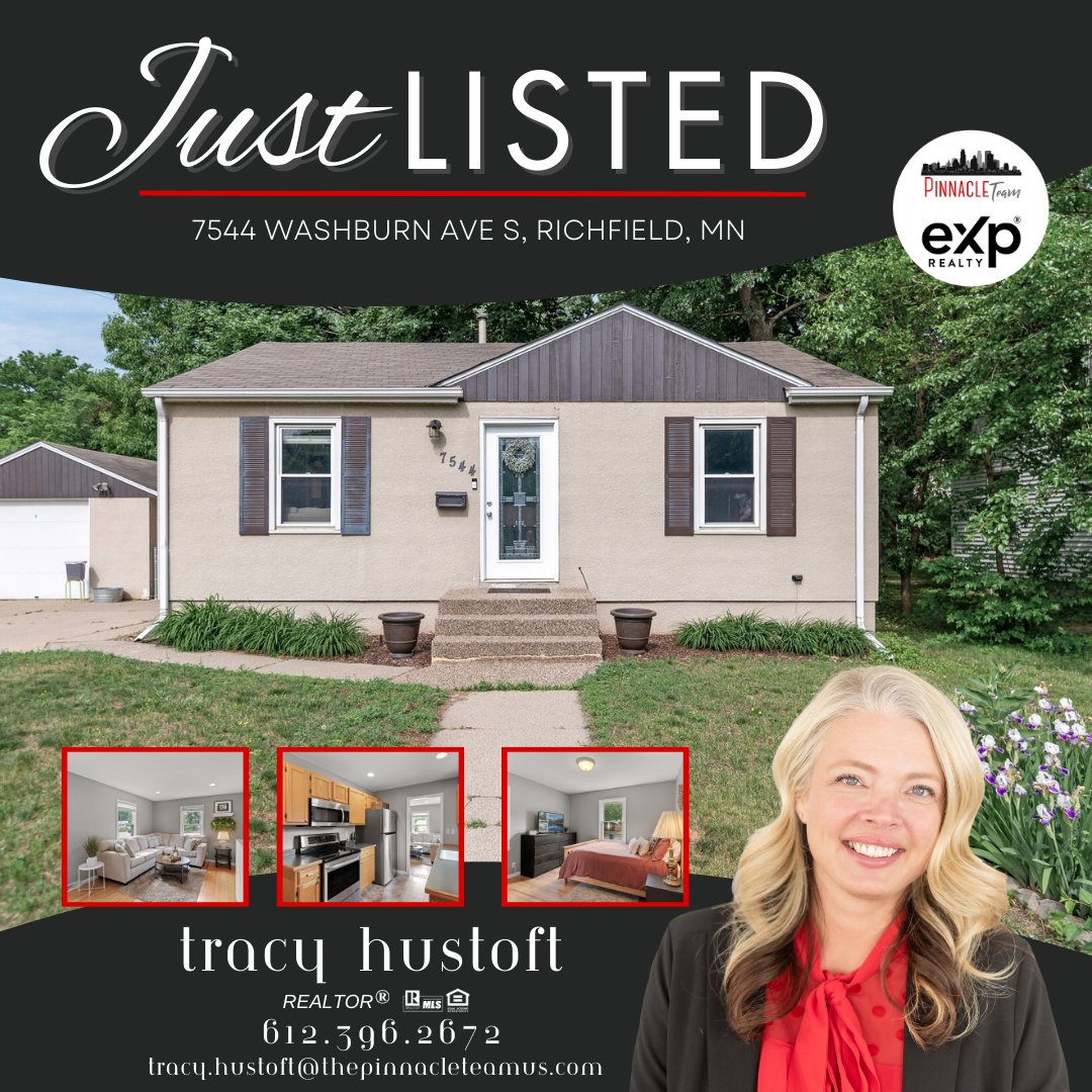 This home is now ACTIVE!

#JustListedMN #PinnacleTeam #EXPRealtyMN #RichfieldMN #TracyHustoft #TracyHustoftRealtor