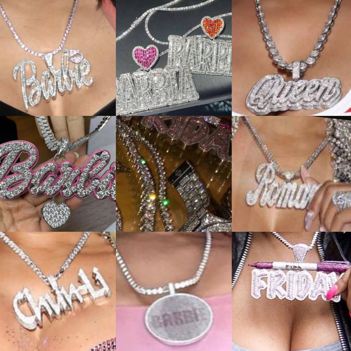 Nicki Minaj Hands Down has the best set of customized Jewelry 💖🦄