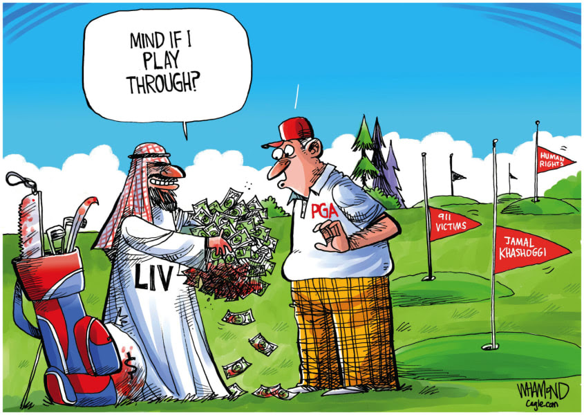 Did the #PGA sell out?

#PGAandLIV
#PGATour
#Poll