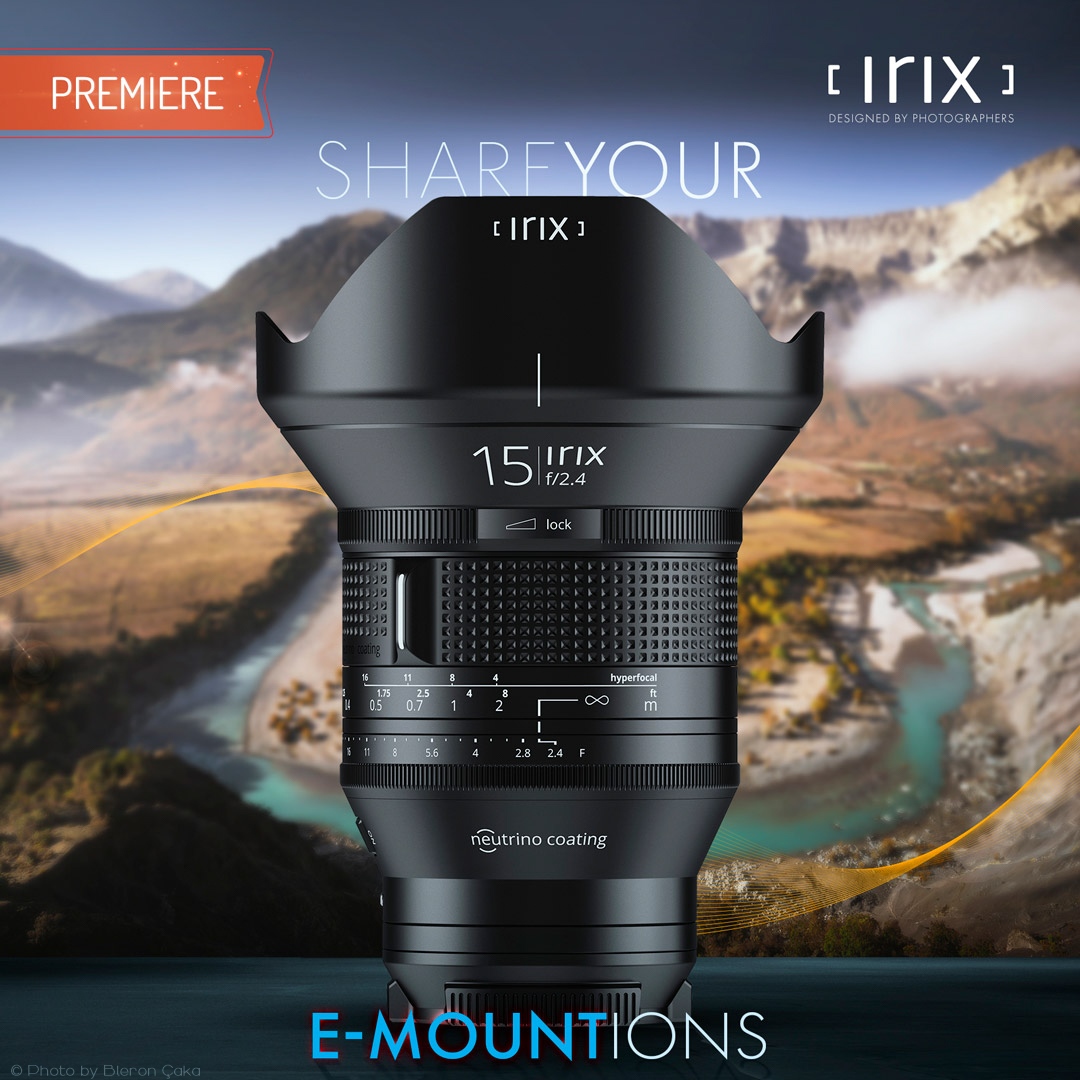 📣 NEW Irix Lenses for Sony E-Mount! ⁠⁠
✨ Introducing the Irix 15mm f/2.4 and the 150mm f/2.8 Macro lens, packed with some exciting new features, unique to Irix lenses for Sony E. ⁠
🛒 Pre-order now at <a href="/bhphoto/">B&H Photo Video</a>. Lenses will ship at the end of this month. ⁠