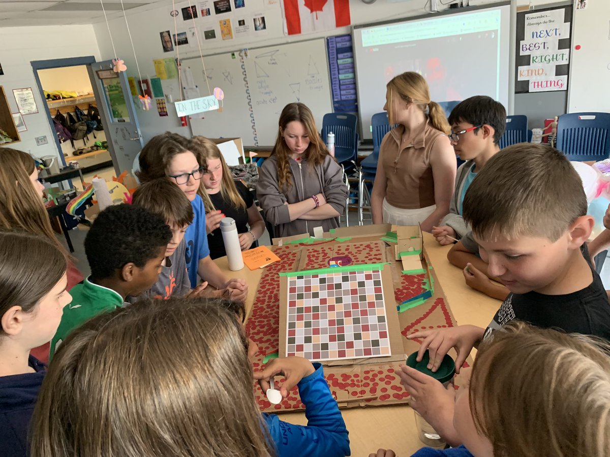 TanisLattanzio's tweet photo. What an amazing “stay” trip day. The table top mini golf was a success! The collaboration level was off the charts and the creativity was mind blowing! Students voted on some fav’s stay tuned for results! @alcdsb_mart @alcdsb https://t.co/wGXq751gKg