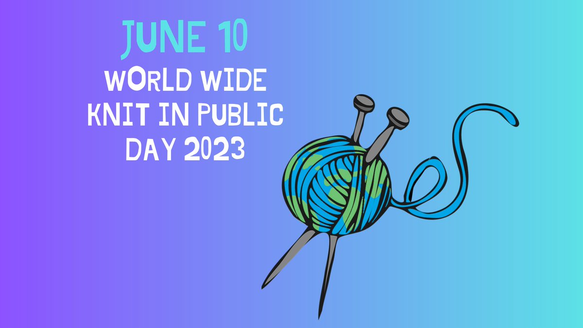 knitknotnatter's tweet photo. Join us at KKN on Sat. June 10 for World Wide Knit in Public Day! Hang with fellow knitters and do your thing 😉, bring some spares to participate in our yarn swap, and learn more about our summer charity initiative with https://t.co/ZXUXOkYNSJ!

#SummerFun #LYS #KKN https://t.co/9IEzECyywz