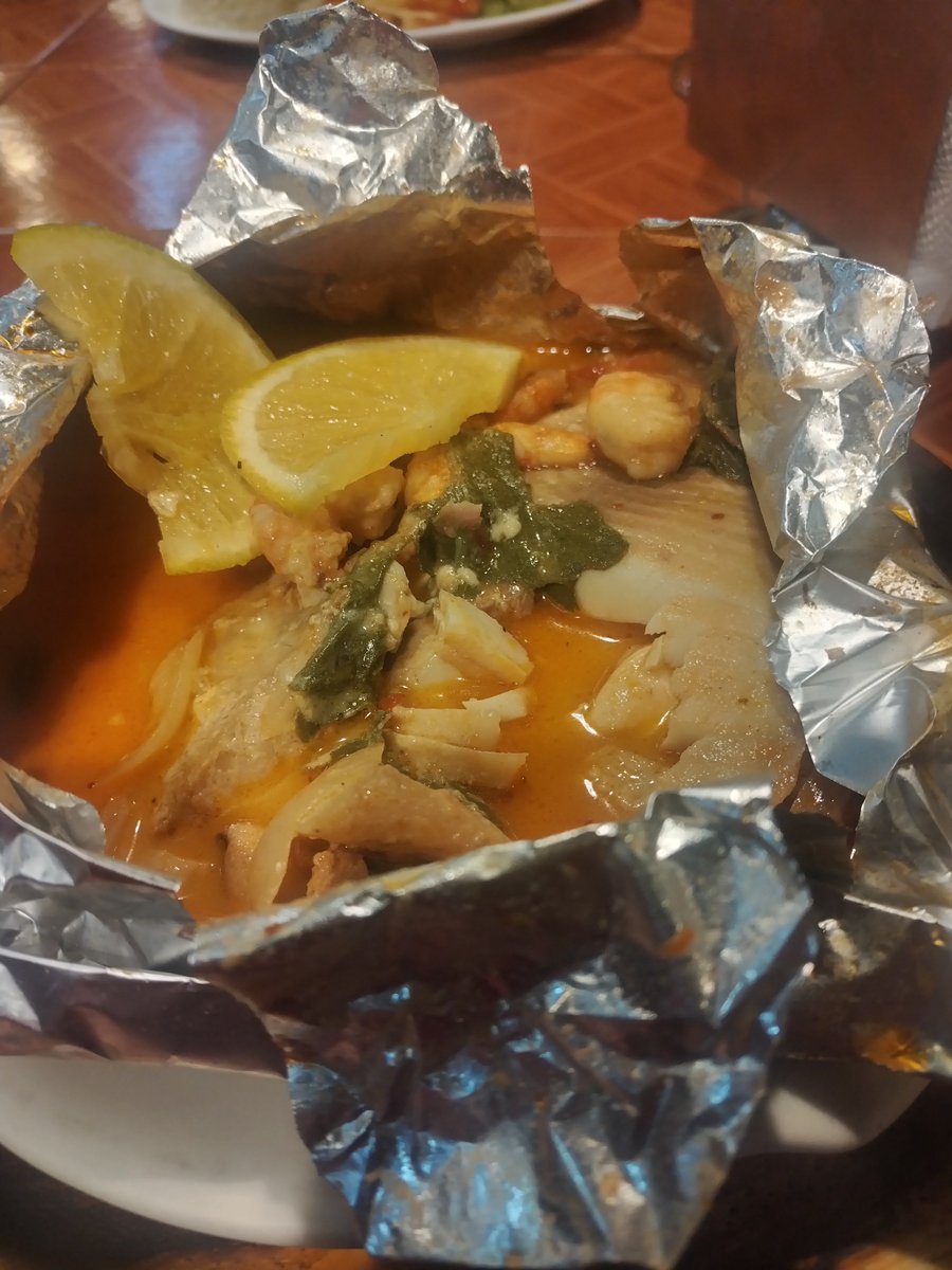 pescadito empapelado ,sabloso!..😋😋😋