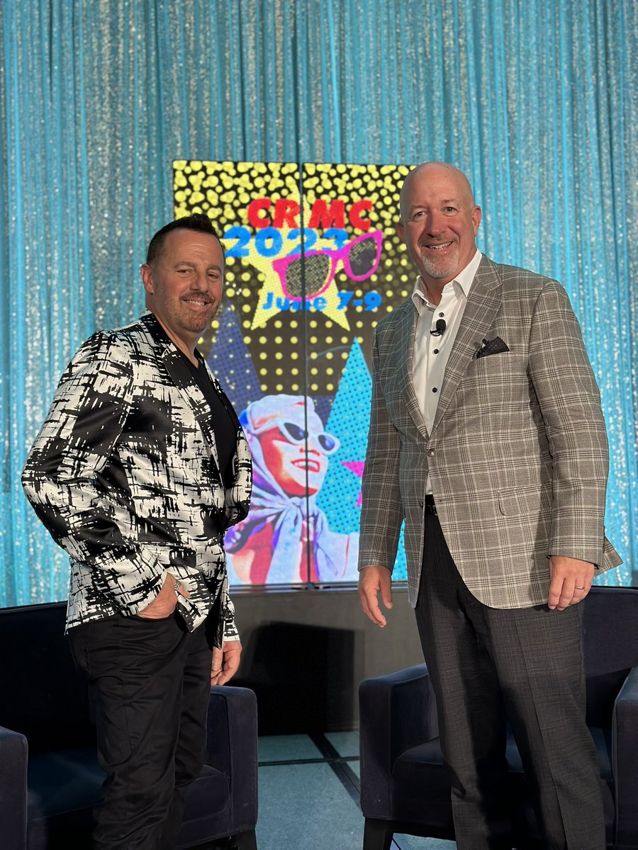 Great first day of #CRMC2023 at #HiltonChicago with #CRMC #retail <a href="/craigmwood/">Craig Wood</a> #conference #event #goodvibes