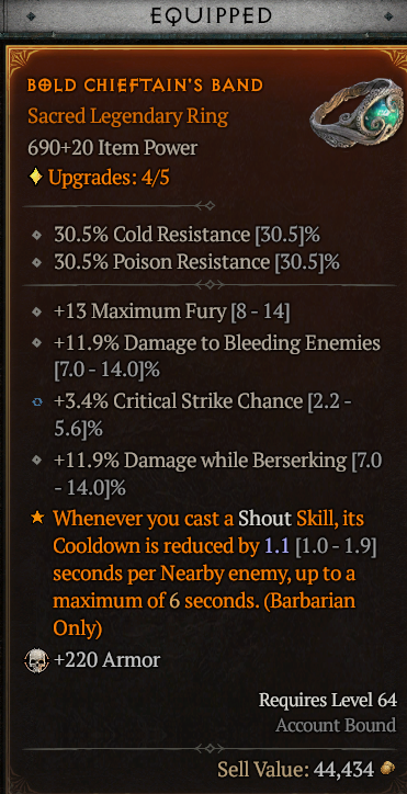 DukeOfStormwind's tweet photo. @Diablo This thing is rarer than Uniques. https://t.co/QwgkFh87zz