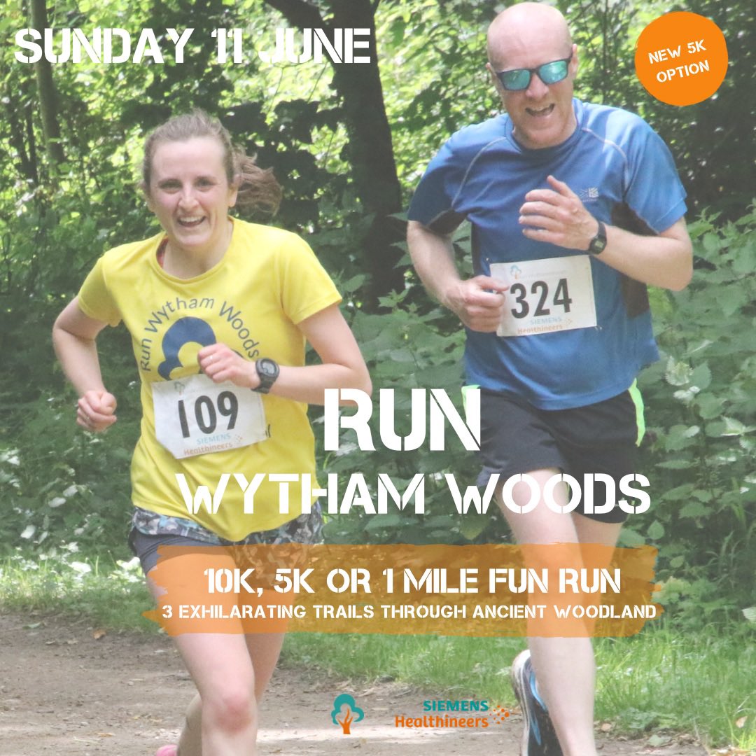 We only have 20 places left for Sunday's 10K. If you've been thinking about signing up, do it now! Limited space remaining for the fun run (also raising funds for Eynsham Primary) and our 5K (in aid of Eynsham Foodbank). We're looking forward to seeing you runwythamwoods.org