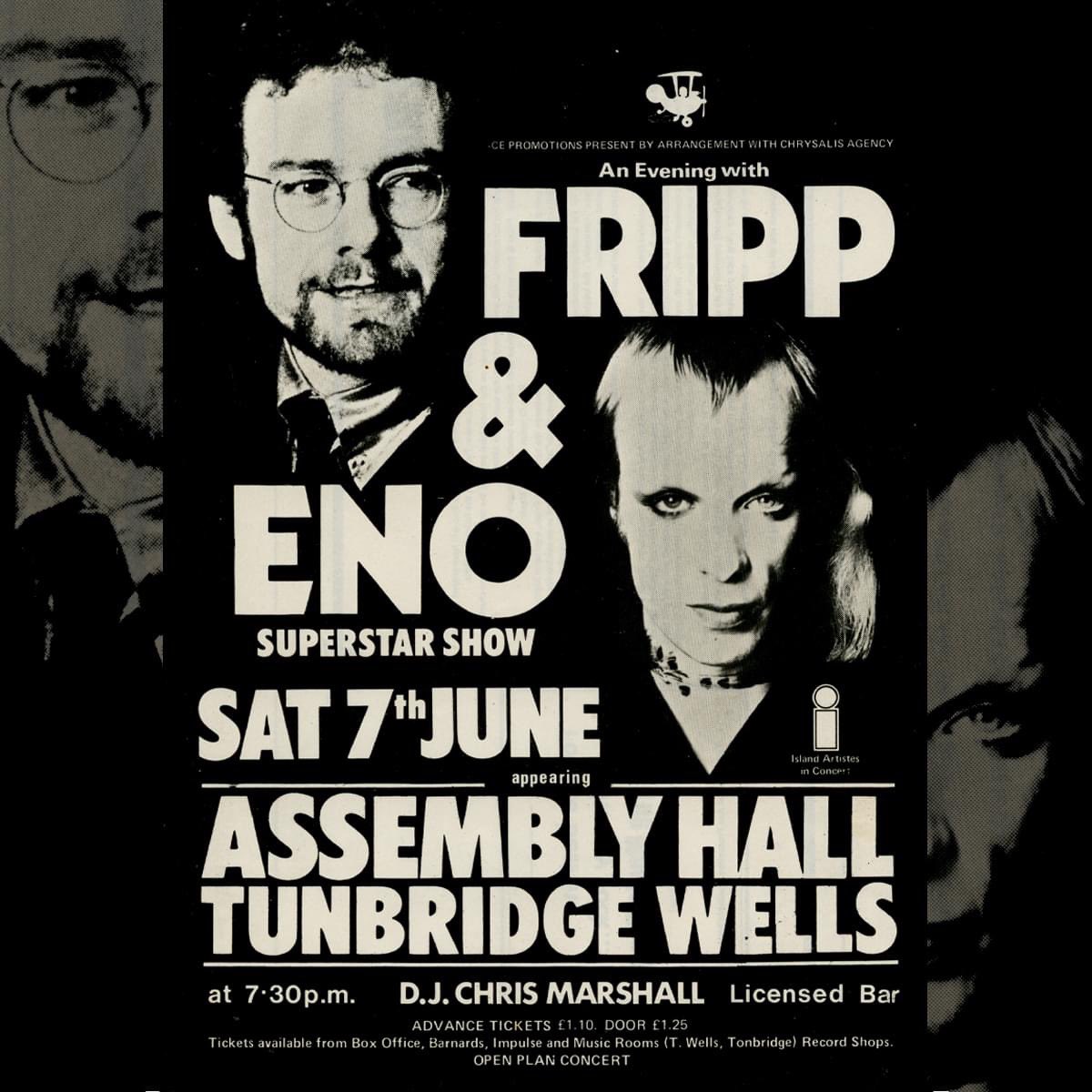 Brian Eno News on Twitter "On June 7, 1975, Fripp & Eno were on tour
