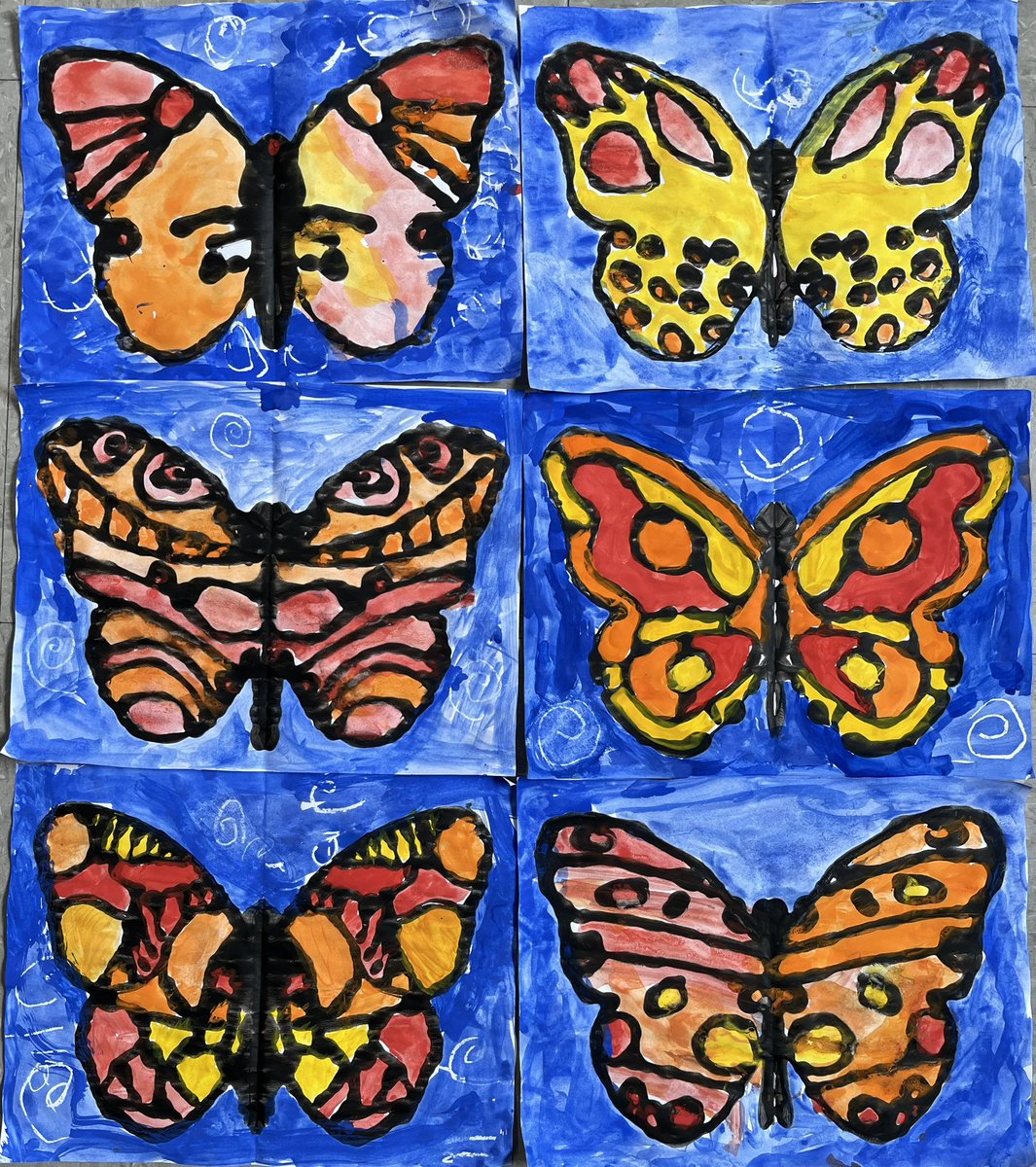 SimonsenTeach's tweet photo. Butterfly Symmetry ❤️ https://t.co/r28WmlWypB