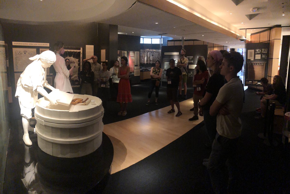AuroraPrehn (@auroraprehn) on Twitter photo 17th gathering of the Biocultural Collections Group at #sebsoe2023 here in Atlanta, Georgia! Concluded with some of us visiting the fantastic Robert C. Williams Museum of Papermaking <a href="/GeorgiaTech/">Georgia Tech</a> for a tour and hands on paper making and crafting instruction. 📑 📝 📄
#collections 17th gathering of the Biocultural Collections Group at #sebsoe2023 here in Atlanta, Georgia! Concluded with some of us visiting the fantastic Robert C. Williams Museum of Papermaking <a href="/GeorgiaTech/">Georgia Tech</a> for a tour and hands on paper making and crafting instruction. 📑 📝 📄
#collections