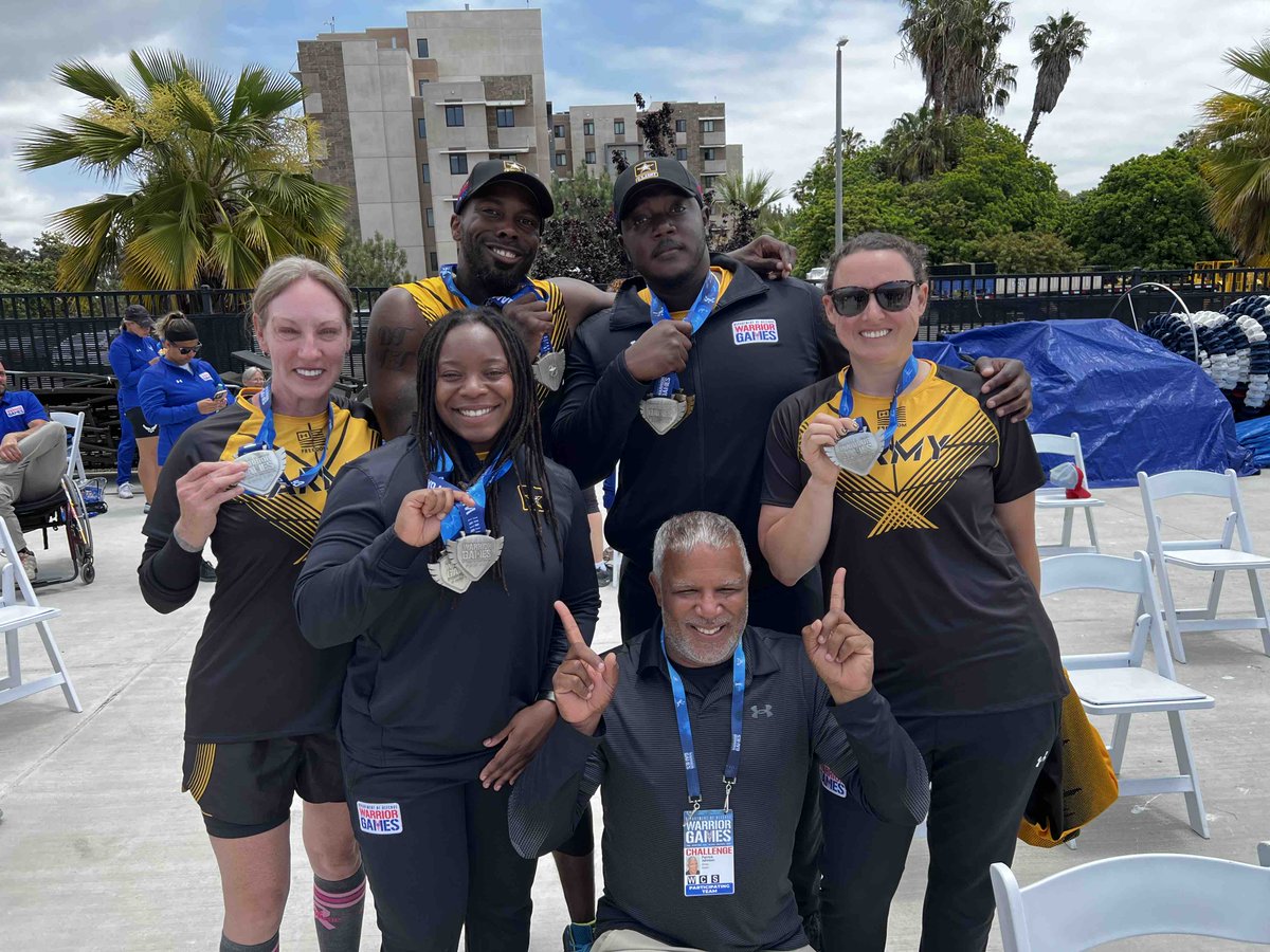 Some silver  and gold for #TeamArmy  in rowing!! GOOOO ARMY! #TeamArmy! #WarriorGamesChallenge23 #ARCP #SanDiego