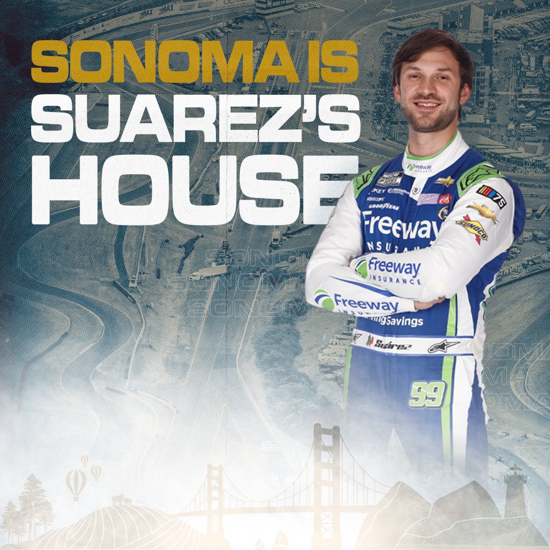 Whose house? HIS HOUSE.

#NASCAR75 | #ToyotaSaveMart350