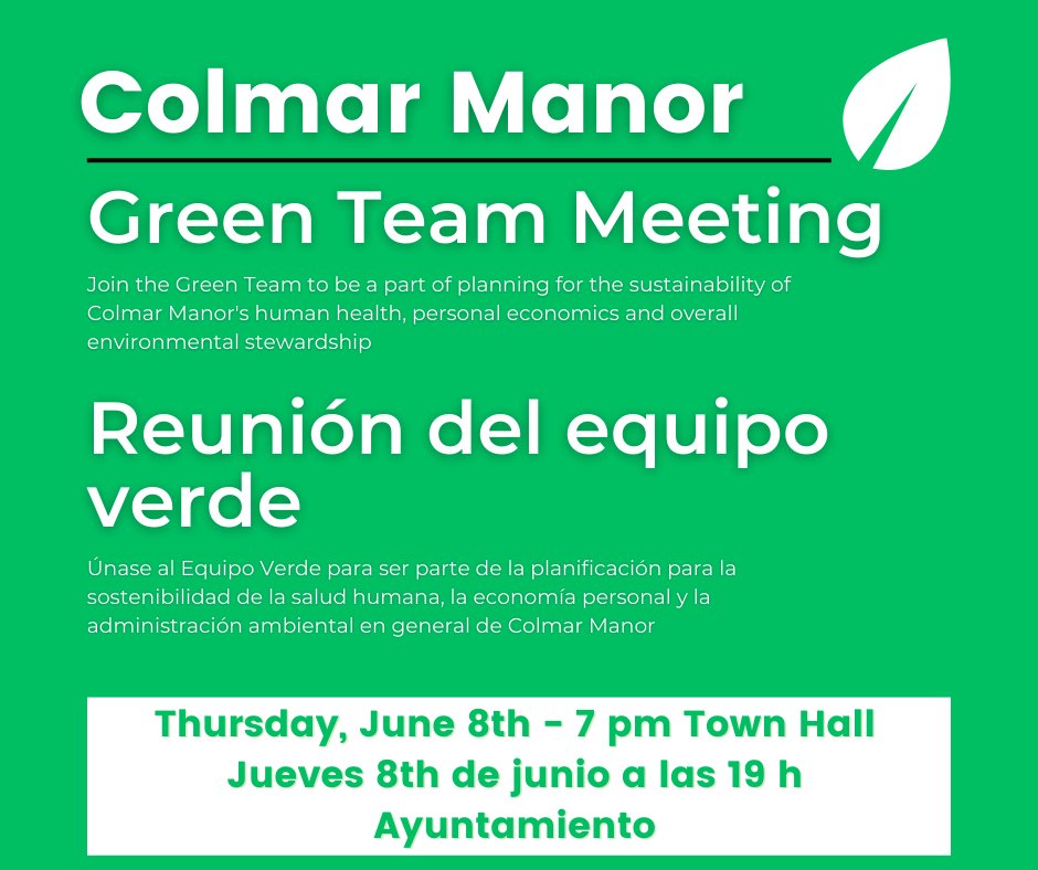 Town of Colmar Manor tweet media