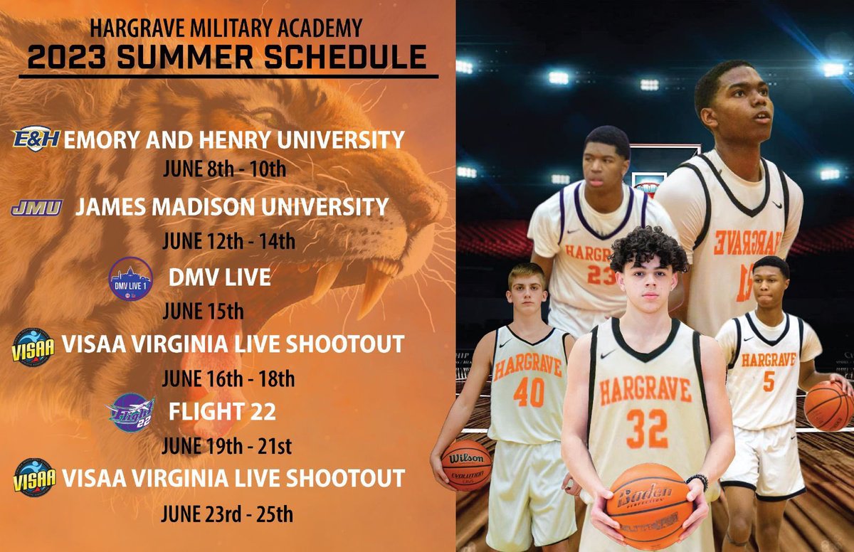 Here is my June schedule if you want to check a game out…