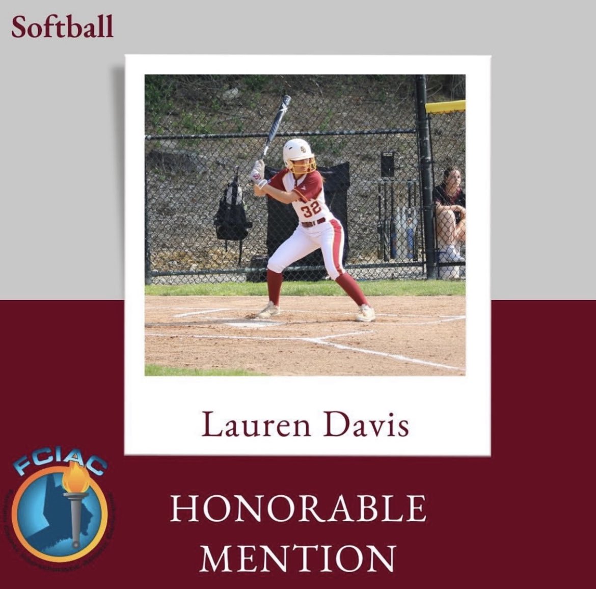 LDavis2024's tweet photo. I am proud to have earned All FCIAC Honorable Mention. Can’t wait to see what senior year has to offer. https://t.co/l9OWhxVgND