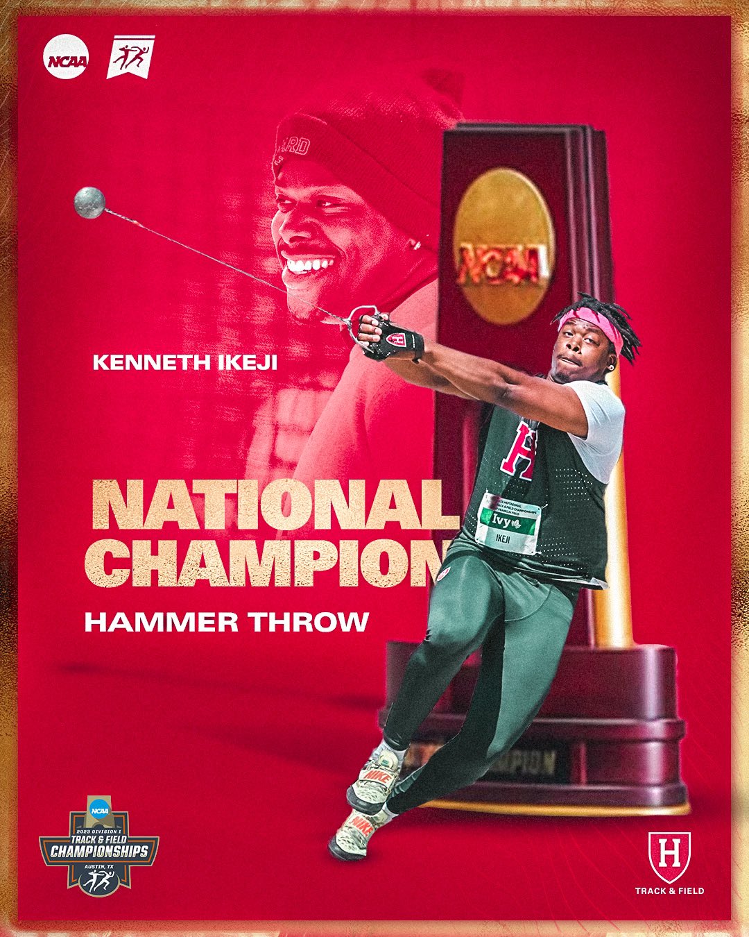 Harvard T&F XC on Twitter "🏆𝐍𝐀𝐓𝐈𝐎𝐍𝐀𝐋 𝐂𝐇𝐀𝐌𝐏𝐈𝐎𝐍🏆 Ikeji is the