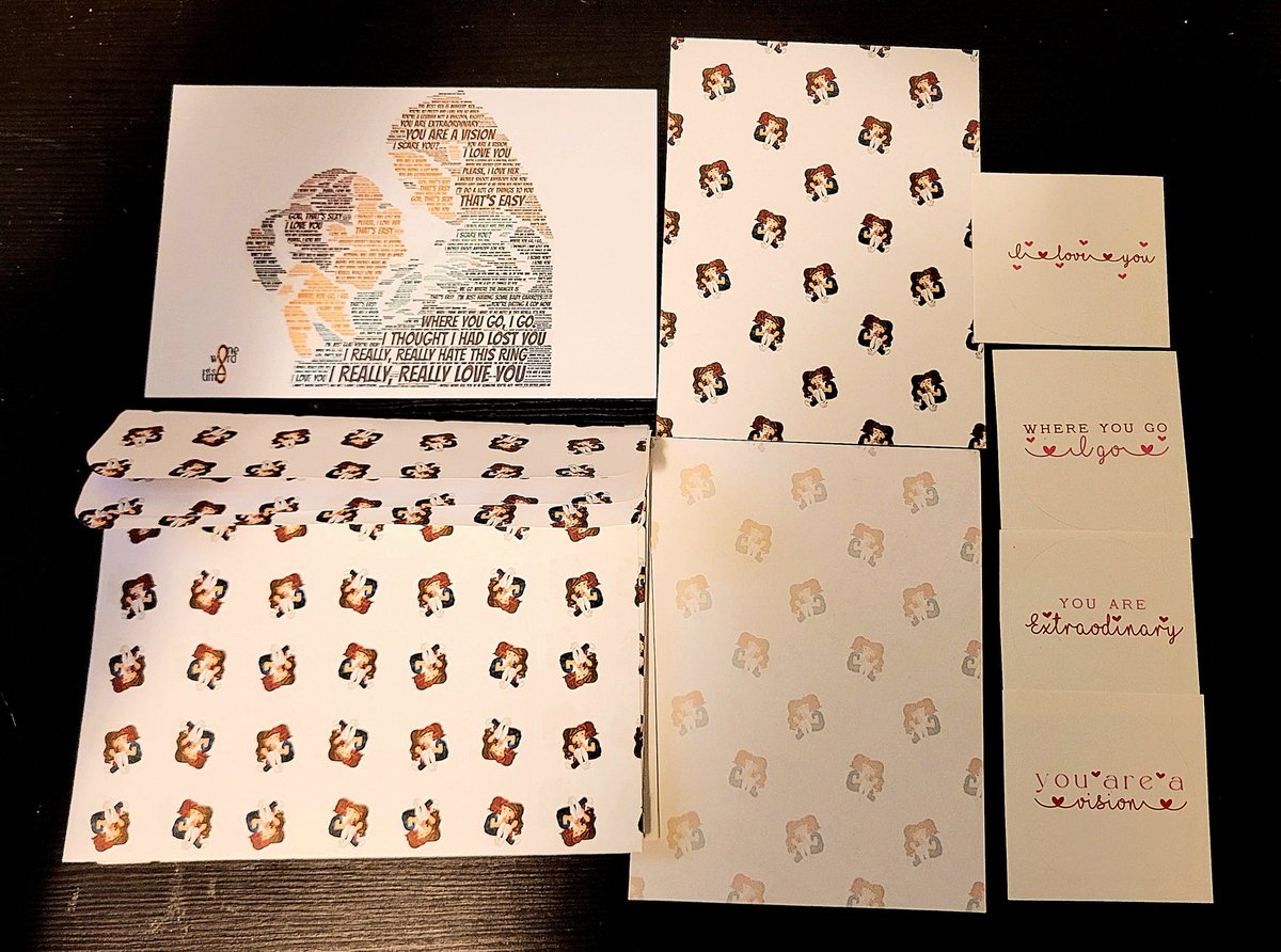 HEY #Earpers! Any ✨️#Wayhaught✨️ fans out there?! Check out this #WynonnaEarp stationary pack! 
It has: 

4️⃣ double sided note cards
4️⃣ matching envelopes
4️⃣ minimalist quote stickers
1️⃣ quote postcard 

Email or DM me if you'd like a set! $12 USD!

#nicolehaught #waverlyearp