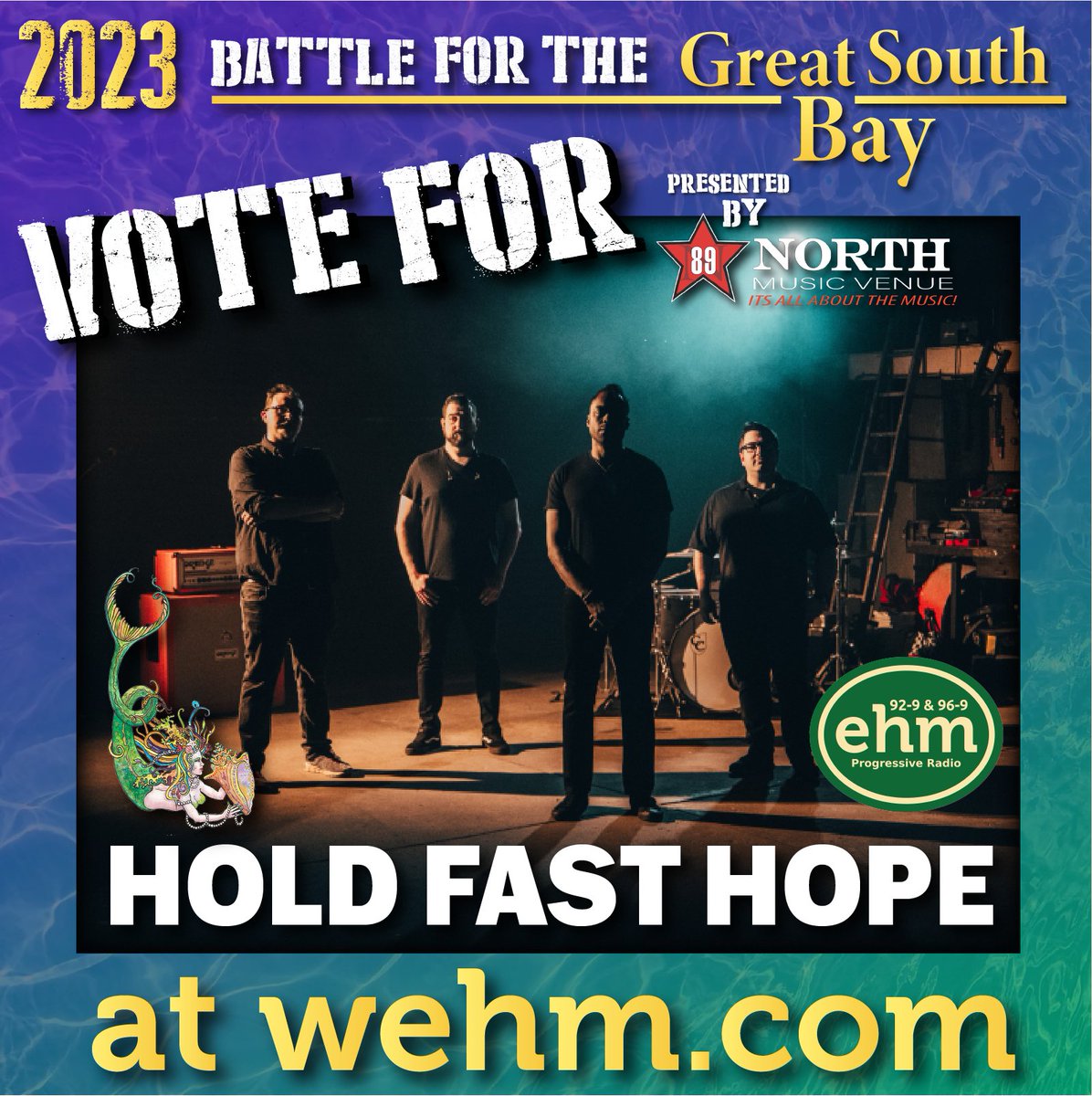 We have a chance to play #GreatSouthBay this year thanks to <a href="/WEHMRADIO/">92.9 & 96.9 'EHM</a> ❗❗ 

If you want to see us at GSB this year, please cast your vote for us at the link below 🙏🙏 can vote once a day between now and the 19th at 6pm

wehm.com/pages/battle4g…
