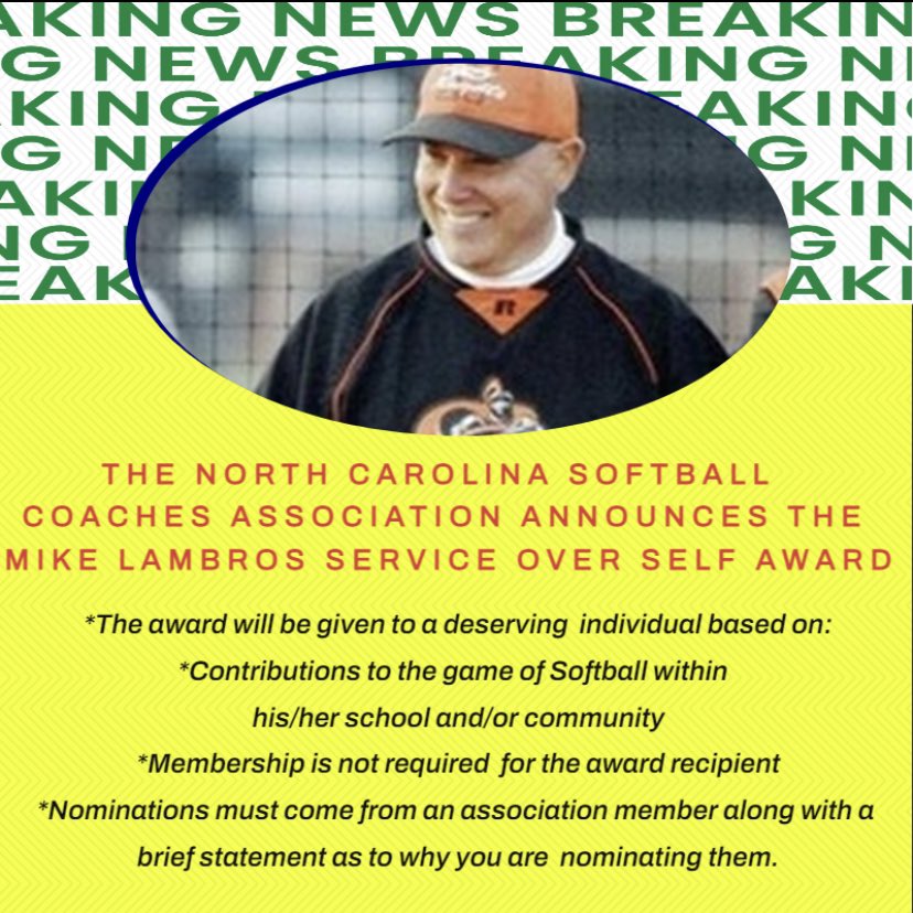 Nominations due by June 30th
Send to: claire.lyerly@ucps.k12.nc.us