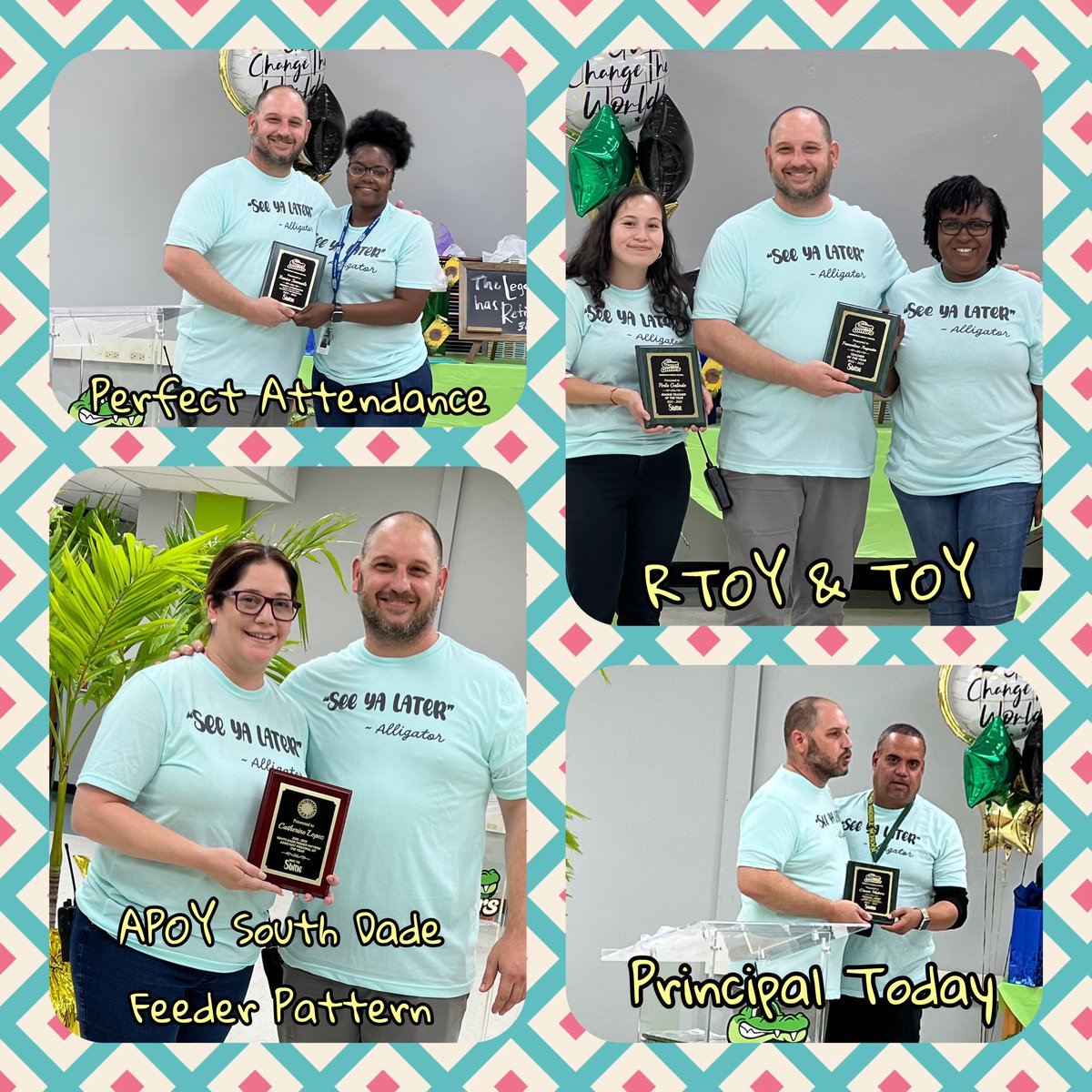 HomesteadMS's tweet photo. Recognizing the work of these amazing individuals during our EOY celebration! #excellenceondisplay @MDCPSSouth https://t.co/L8on3S5dtO