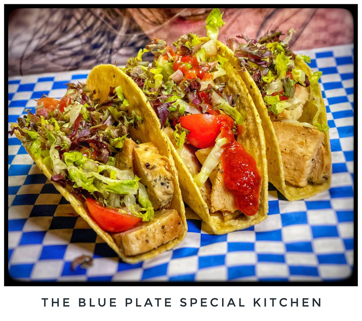 Grilled chicken tacos. #grilledchickentacos #chickentacos #grilledchicken #blueplatespecialkitchendinner #blueplatekitchen #blueplatespecialkitchen