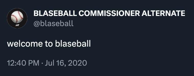 Classic Blaseball Tweets tweet media