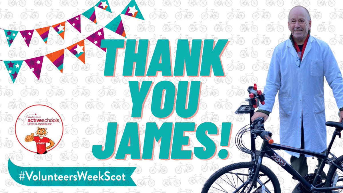VOLUNTEERING | 

Learn to Cycle ✅
@BikeabilityUK ✅
Bike maintenance ✅
Free bikes for pupils ✅

James does it all and we could not do it without him 👏🙌

Thank you James for all you do and all you are 🥰🤩

@NLActiveSchools @sportscotland #VolunteersWeek2023