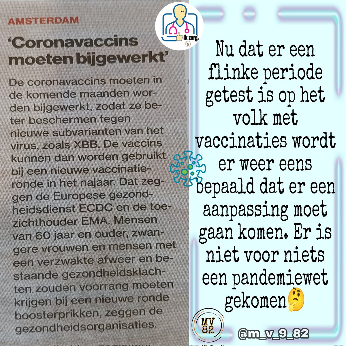 VACCINEREN: hopelijk heeft het volk tijd genoeg gekregen om in te zien dat ze deze ronde géén extra vaccinatie meer moeten gaan halen, kijkend naar de 'plots' ziekte waardoor mensen ineens overlijden. #realitycheck #virus #vaccinatie #booster