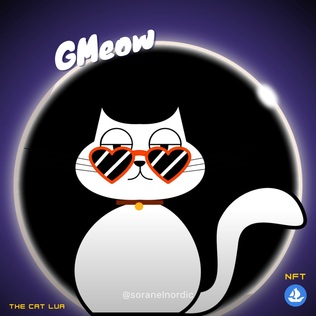 GM! GMeow!
#nft #NFTCommunity #cat #nftcat