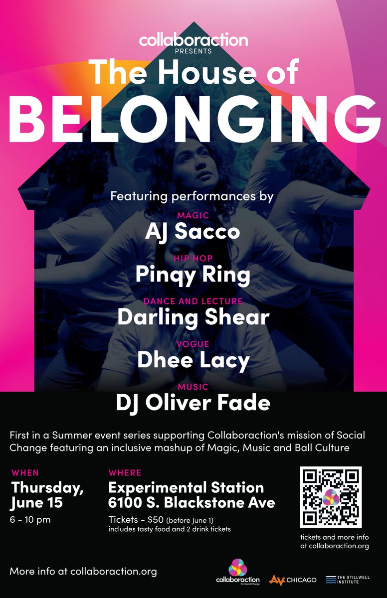 Join us June 15th for The House of Belonging at and use the discount code "HOUSEGUEST" before 6/9to get a $30 ticket! With an amazing artist line-up, open kitchen and garden terrace will be celebrating PRIDE, Hip Hop, Magic and Inclusivity!