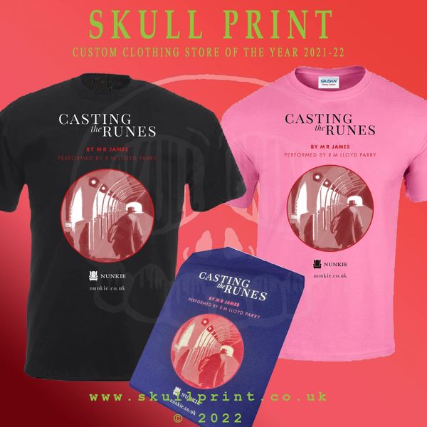 Nunkie Theatre - CASTING the RUNES design © T-shirt

skullprint.co.uk/shop/ols/produ…

#tshirt #tshirts #skullcat #skullprint #theatre #nunkietheatre #themezzotint #castingtherunes #countmagnus #awarningtothecurious #theashtree #canonalbericsscrapbook #aviewfromahill