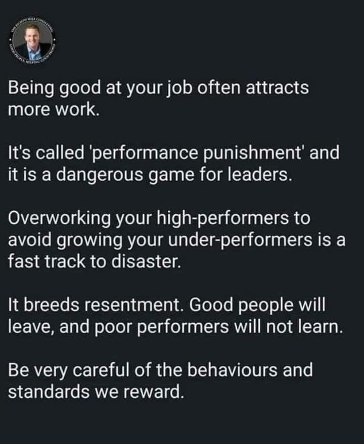 Leaders, be careful of this.