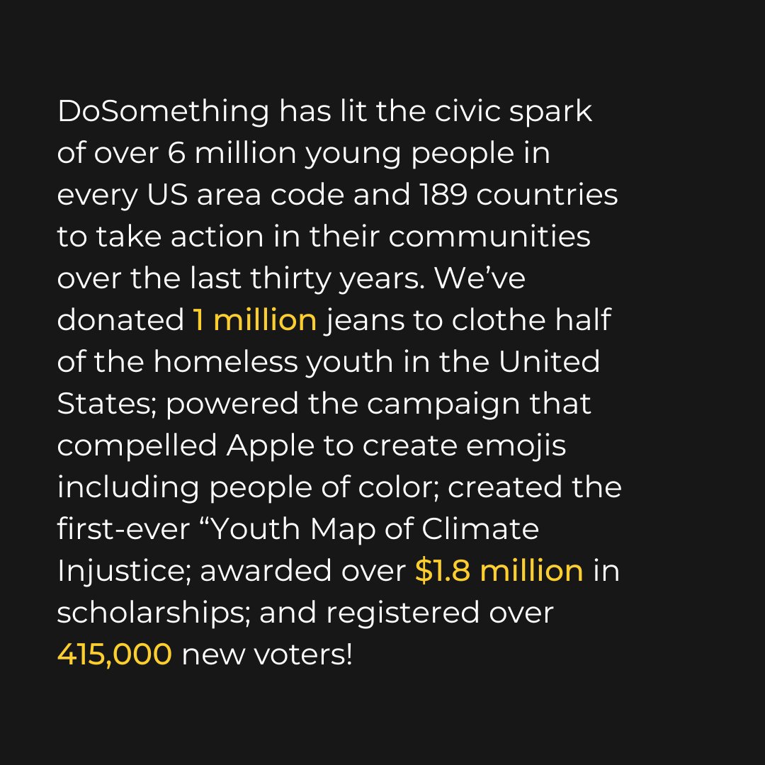 dosomething's tweet image. *in best sing-songy voice*
WE'RE GONNA PAR-TAAAY LIKE IT'S OUR BIRTHDAY...
Because it is our birthday! #DoSomething #WeDidThat @AndrewShue #GenFuture #LetsDoThis