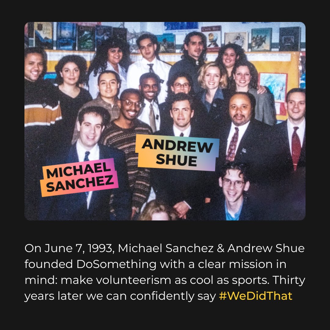 dosomething's tweet image. *in best sing-songy voice*
WE'RE GONNA PAR-TAAAY LIKE IT'S OUR BIRTHDAY...
Because it is our birthday! #DoSomething #WeDidThat @AndrewShue #GenFuture #LetsDoThis
