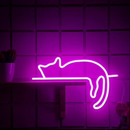 Cat Neon Signs for Wall Decor USB Powered Neon Lights Cat LED Light Table Decoration for Bar, Christmas, Wedding, Birthday Party, Cat... - amazon.com/dp/B0BPFYXMYJ?… #rude #offensivegifts #inappropriate #etsy