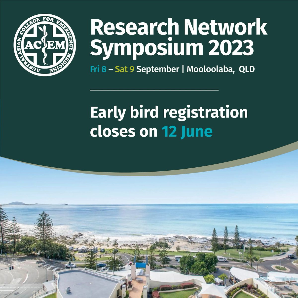 Early bird registration for the ACEM Research Network Symposium 2023 closes on 12 June!

Join your EM peers at a Symposium designed to foster collaborative multicentre clinical research networks in EDs.

Register now to take advantage of the special rate: ace.mn/rns23