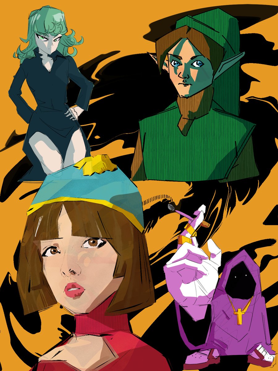 Forgman4455's tweet photo. SHADOW WIZARD MONEY GANG #LegendOfZelda #OnePunchMan #tatsumaki #TheLegendOfZeldaTearsOfTheKingdom #ZeldaTOTK #SouthPark #fanart #SHADOWWIZARDMONEYGANG #EricCartman #digitalart #digitalpainting https://t.co/KLHMrezk2b