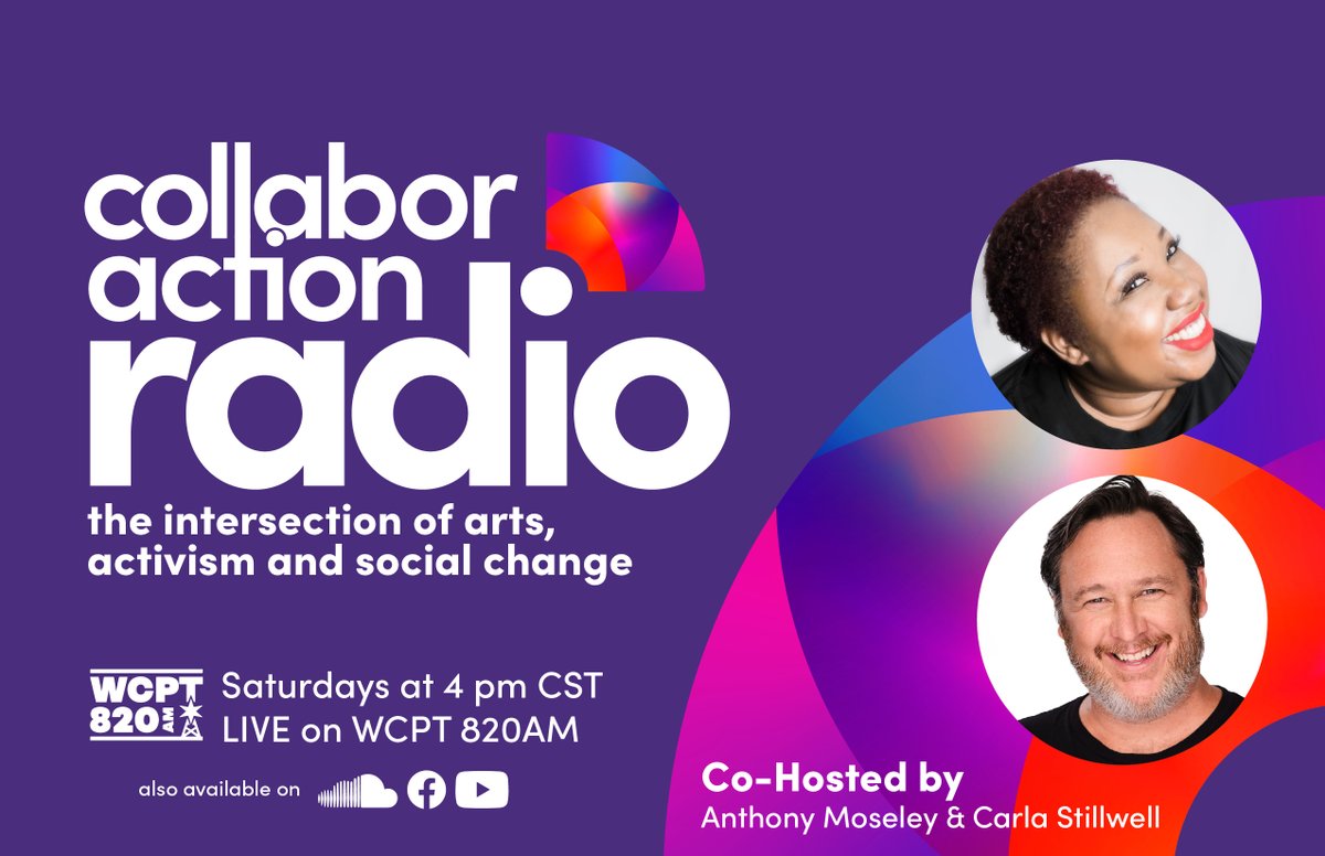 This Saturday at 4 pm we launch <a href="/Collaboraction/">Collaboraction</a> Radio on WCPT - 820 am with our first guest Tracie D. Hall, E.D. of the American Library Assoc. and on Time Magazine 100 Most Influential List - bit.ly/3UEuLLV