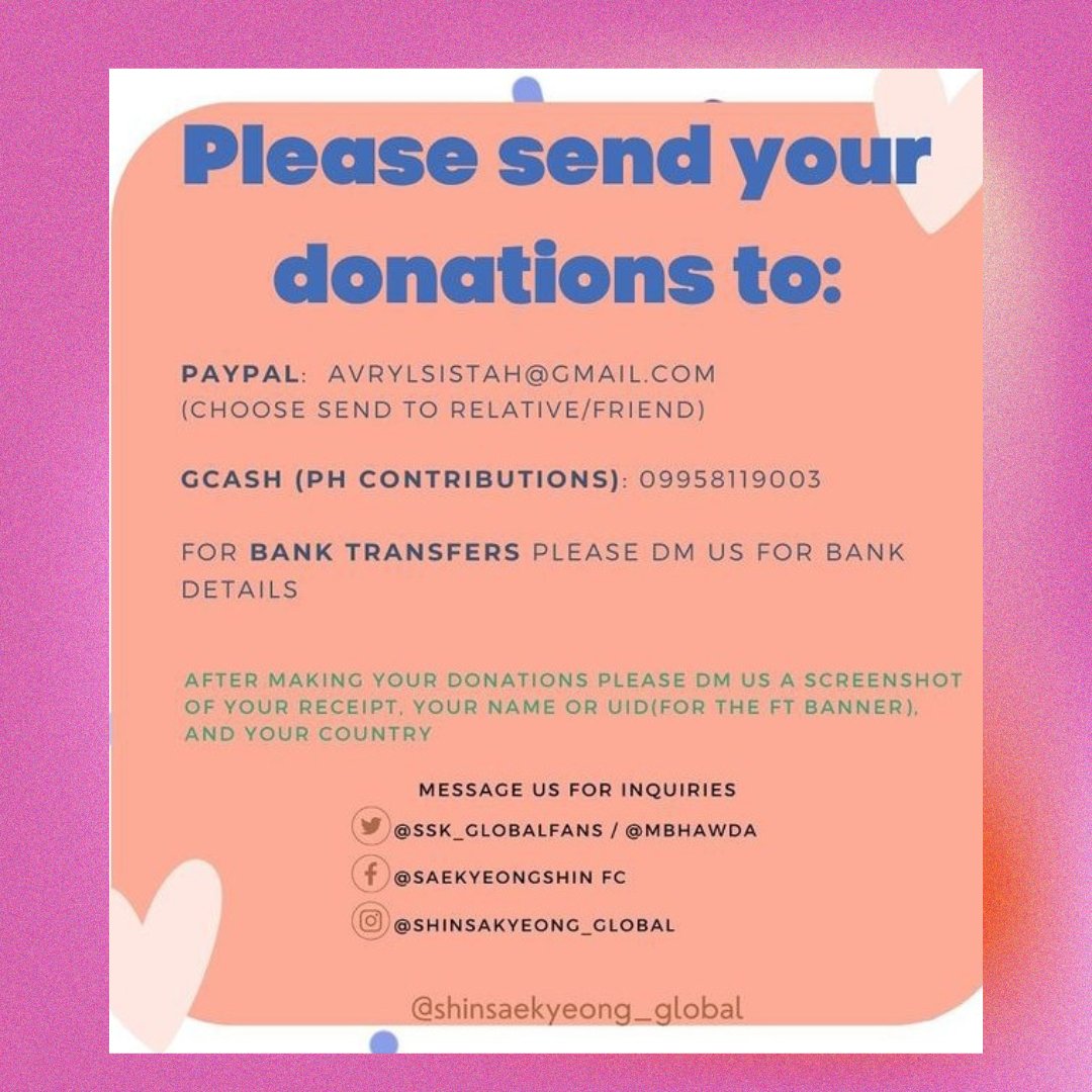 Fundraising Drive for SSK 25th Debut Anniversary and Birthday has begun!!!Let's shower her with love on her Special Day with Time's Square Ads,Gifts and more!!!!Fundraising ends June 30,2023..So join us now!
#ShinSaekyeong
#ShinSekyung
#シンセギョン
#申世景 
#신세경