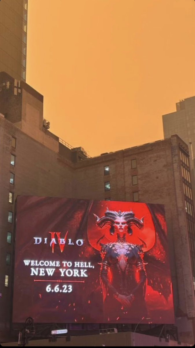 <a href="/Blizzard_Ent/">Blizzard Entertainment</a> I think you overdid it with the <a href="/Diablo/">Diablo</a> marketing….
#NYCsmoke #smoke #diablo