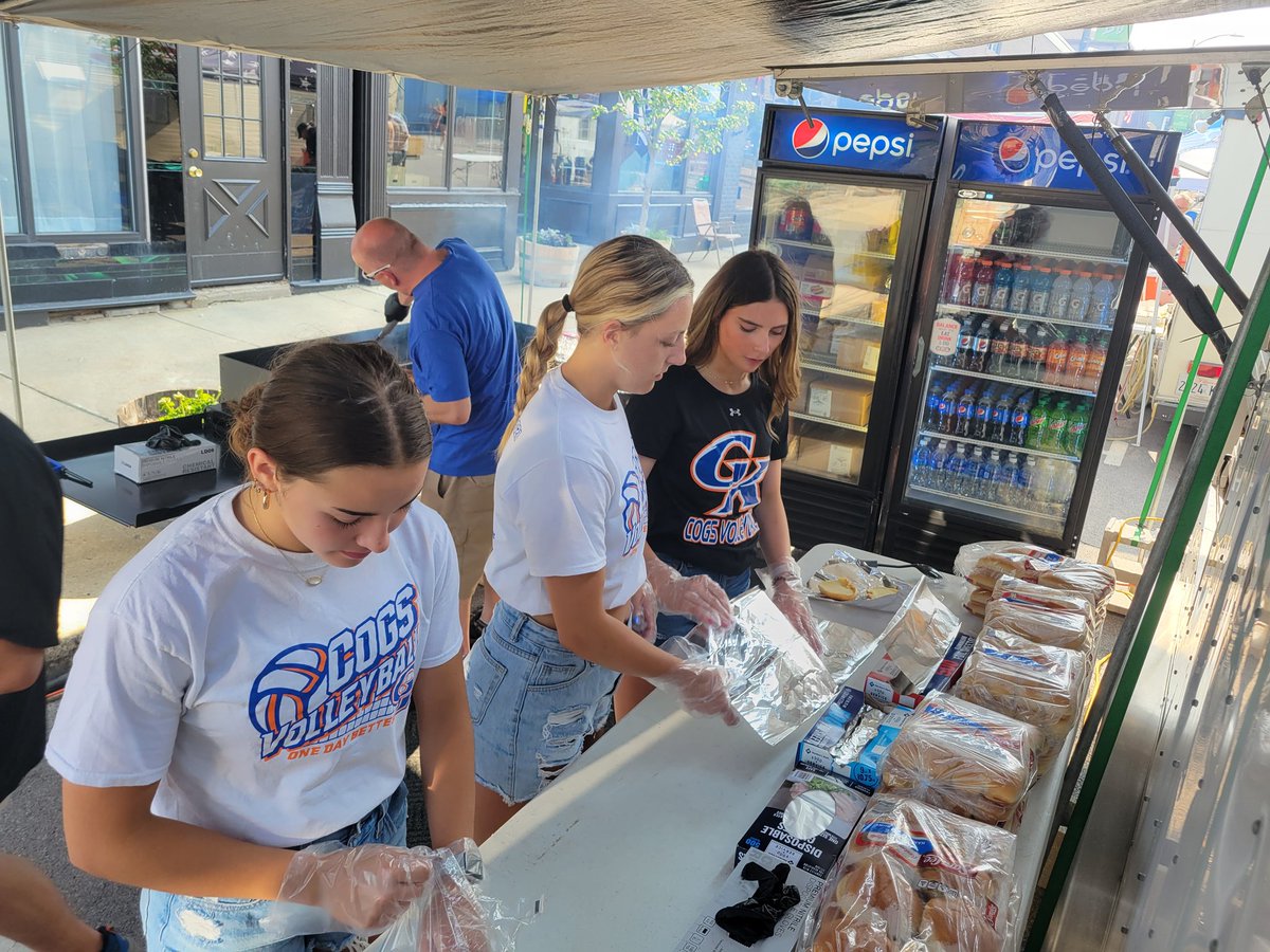 Putting in work for our amazing booster club! #gkcogs