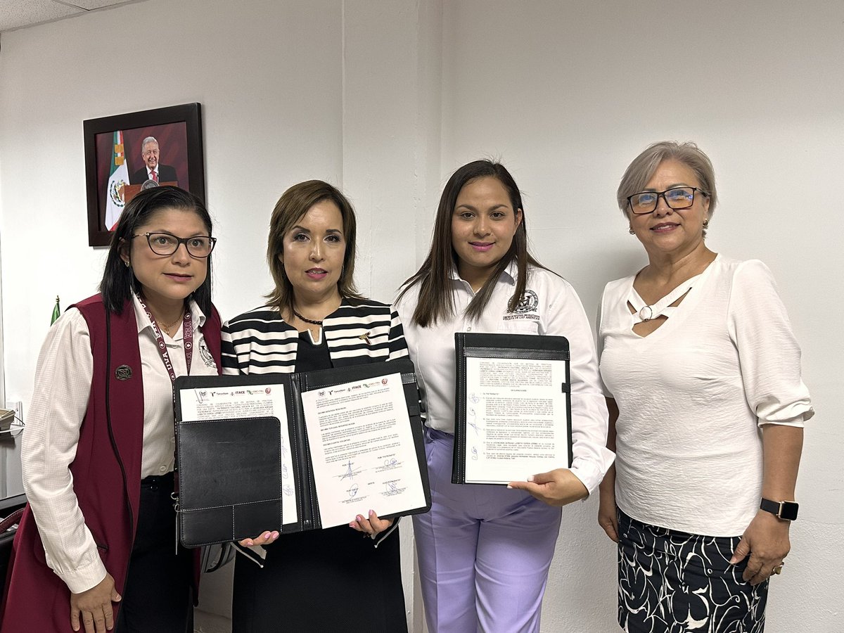 ITACETam's tweet photo. El #ITCE firmó un convenio de colaboración con la Universidad Vizcaya de las Américas de #CdVictoria, con el objetivo de brindar los espacios necesarios para que alumnos de ambas instituciones realicen su servicio social y prácticas profesionales.
#TransformandoLaEducación https://t.co/ysl7opdRmK