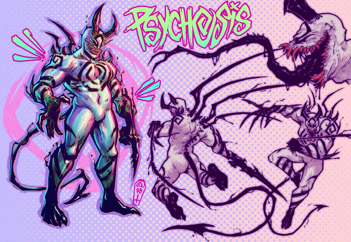 「MY SYMBIOTESONA / VENOMSONA (better soun」|⸸ █████⛧█████ ⸸ (SLOTS FULL)のイラスト
