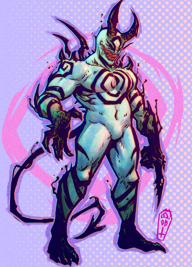 「Here's a non super filtered version to s」|⸸ █████⛧█████ ⸸ (SLOTS FULL)のイラスト