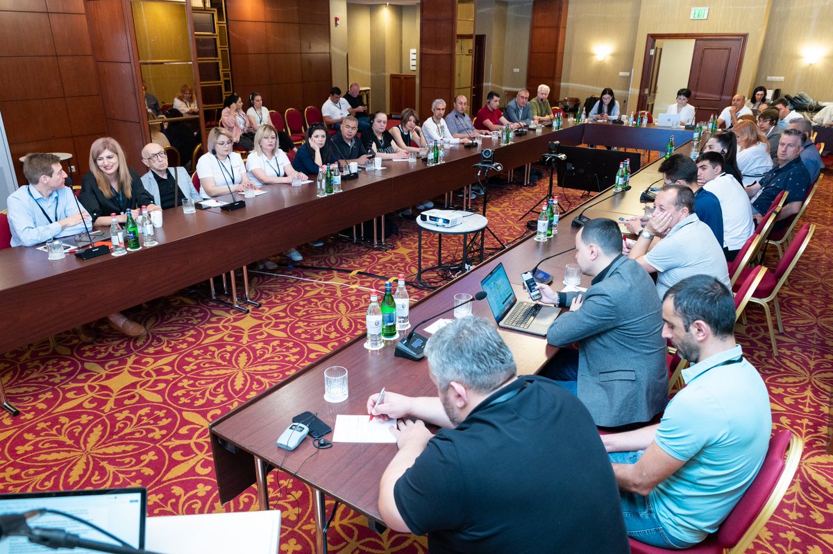 UnionOperatorAM's tweet photo. #Day2
07.06.2023
#Round Table #Discussion. #Internet Access as a Key to #Community Empowerment

Community #network leads presenting their approaches in empowering rural areas communities for using the Internet in meaningful way. https://t.co/kBQDLaWvZ0