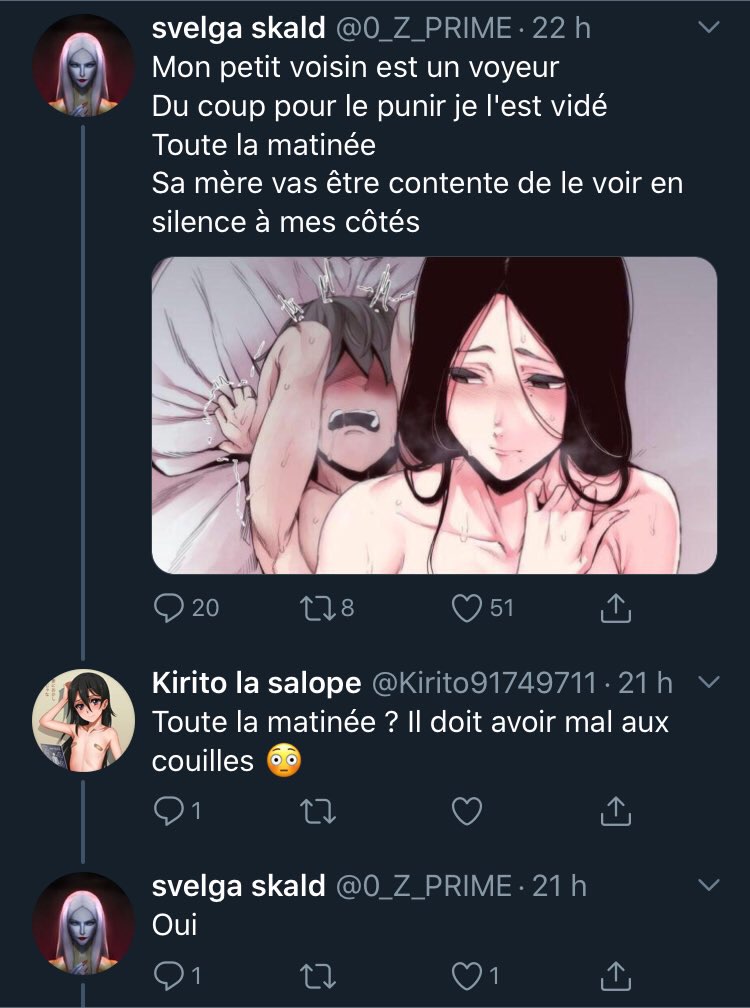 Buveur2colon's tweet photo. Le *t'avale petit à petit* m'a eu https://t.co/sFXcjHTOHw