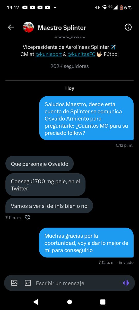 SplinterOsvaldo tweet picture