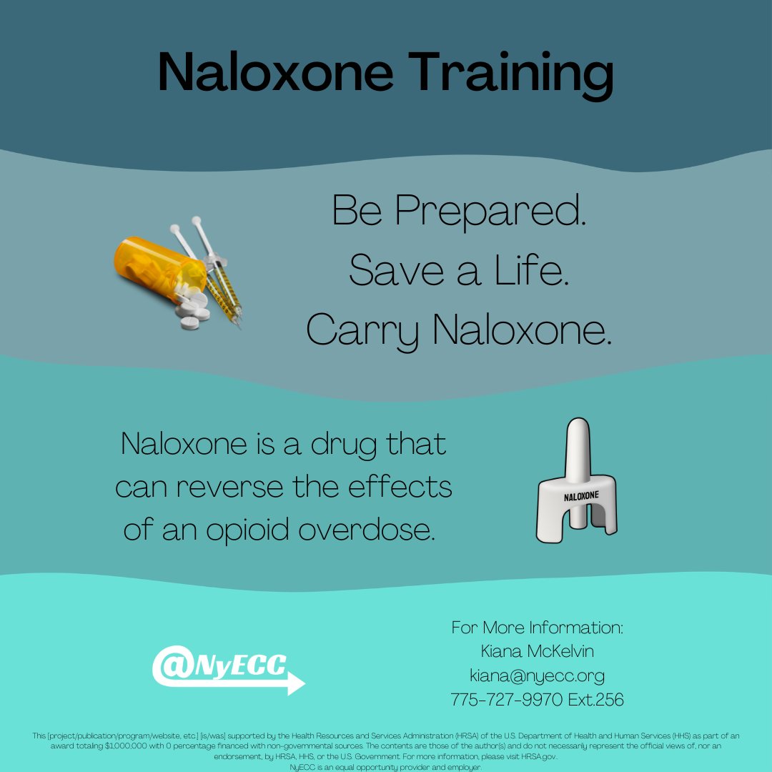 Be prepared. Save a life. Carry Naloxone. #naloxone #opioidoverdose