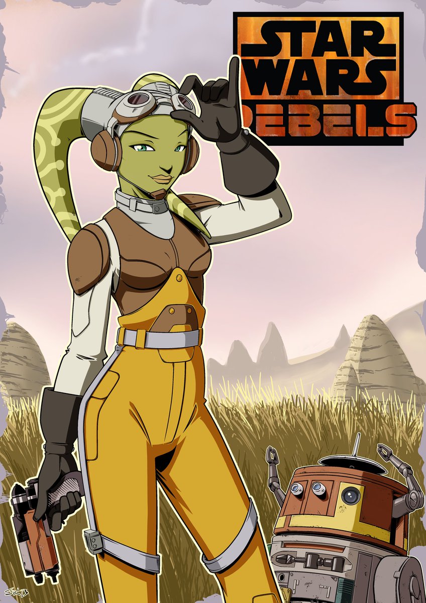sojirokudo's tweet photo. #HeraSyndulla #Chopper #starwarsrebels #fanart | KOWAI MANJOU ST #pixiv https://t.co/9vm74OJ793 https://t.co/RGgmHZWp70