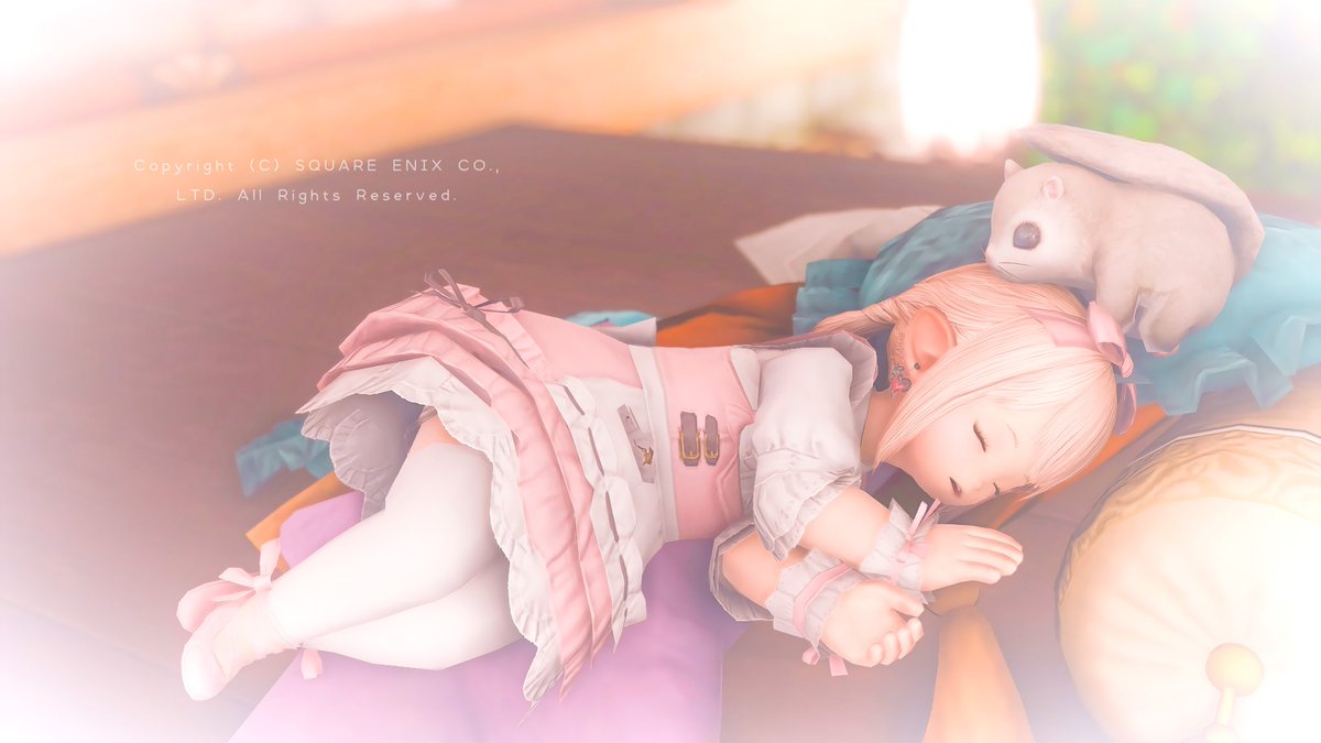 ᵍᵒᵒᵒᵒᵈ ᵐᵒʳⁿᶦⁿᵍ✨ヾ(◍˙꒳​˙◍)

…zzZ(*˘︶˘✿)ｽﾔｧ
(眠くて起きれません)

すや〜(  ¯꒳​¯ )ᐝ𓐍 𓈒◌𓂃
(今日も1日頑張ろう💪✨)

 #おはララ  #ララフェル